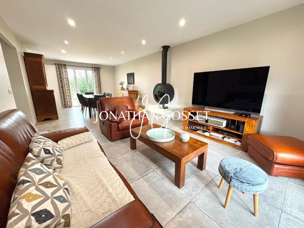 Verneuil-Sur-Seine: Maison 7pcs-5ch- 152m2 avec sous sol total et magnifique jardin