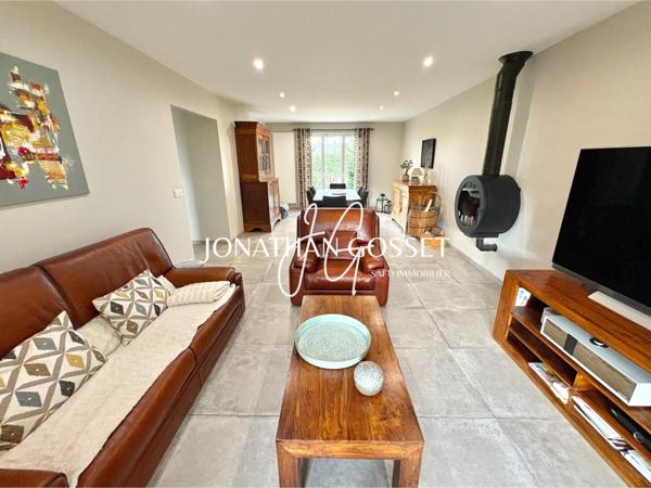 Verneuil-Sur-Seine: Maison 7pcs-5ch- 152m2 avec sous sol total et magnifique jardin