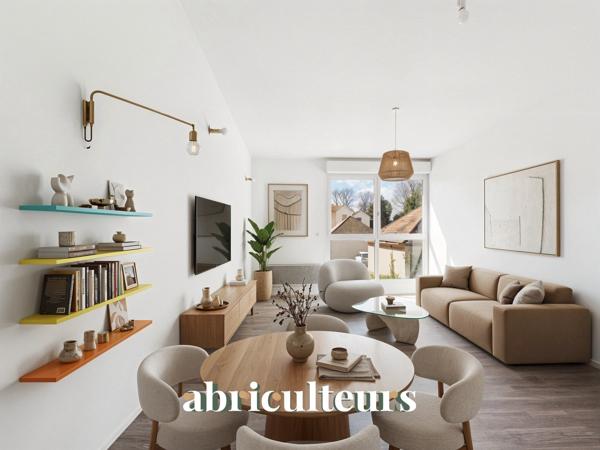 Appartement T2 44,14 m² 1er étage avec vue dégagée Résidence de standing avec vue dégagée