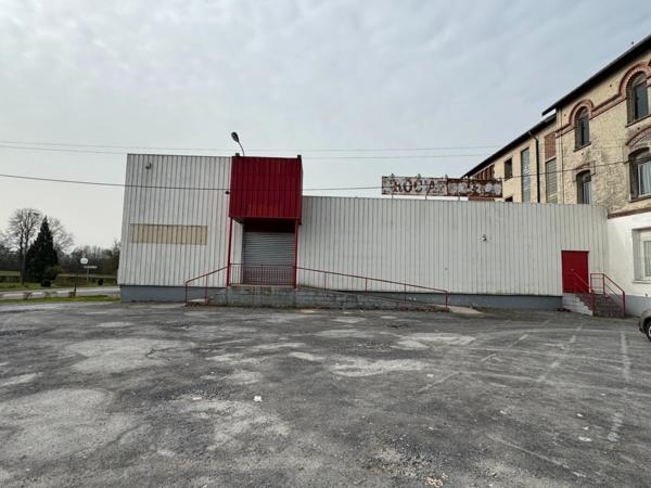 LOCAL COMMERCIAL 335 m² AVEC GRAND PARKING – BUIRE (02500)
