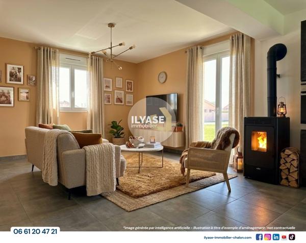 Tournus (71700) Maison 90 m² | 3 ch | 900 m²