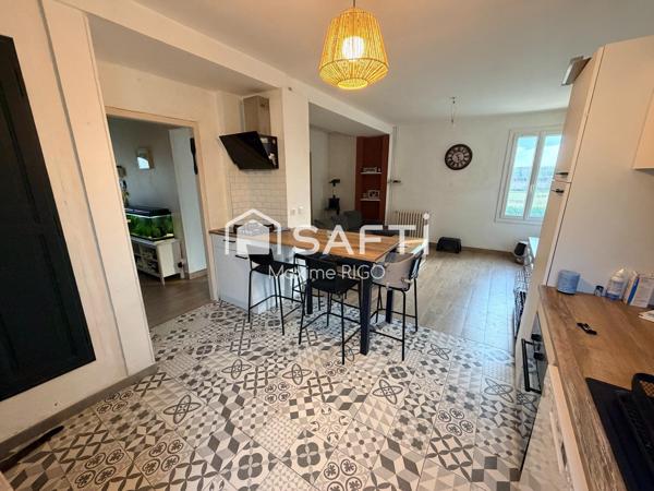 Maison 5 pièces 88m² avec jardin et garage