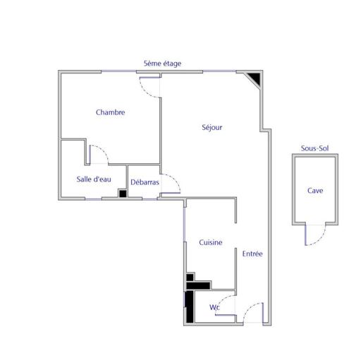 Appartement à vendre 2 pièces 34,86 m² 