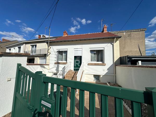 CHATEAUROUX - Maison 2 chambres - sous-sol- Jardin