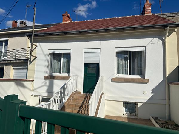 CHATEAUROUX - Maison 2 chambres - sous-sol- Jardin