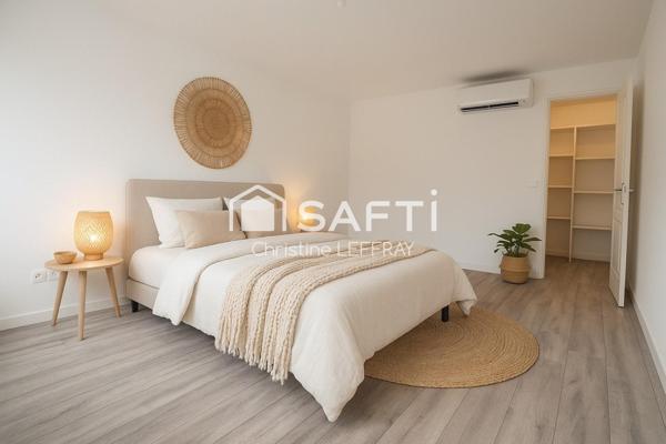 Maison 5 chambres, 27 garages, 8700 m² de terrain.