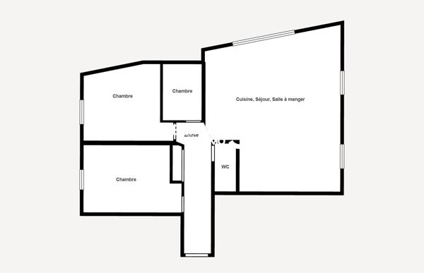 Vente appartement à Brest, 3 pièces 66.3m²