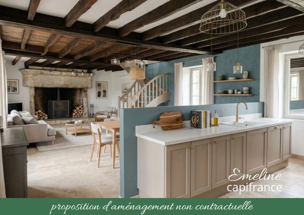 Maison de bourg avec jardinet et studio indépendant