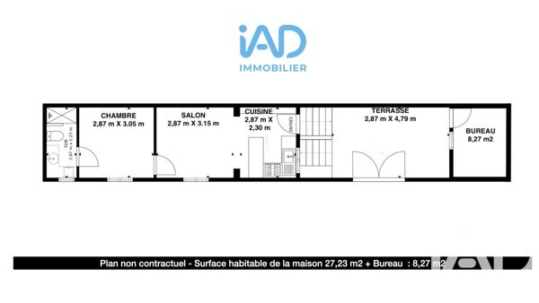 Maison à vendre 3 pièces 36 m² Fontenay-sous-Bois