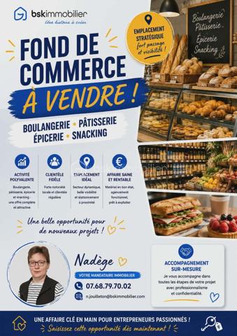 Une belle opportunité entrepreneuriale dans un secteur dynamique, à seulement 30 minutes du Mont-Saint-Michel et des côtes normandes.

Vous souhaitez reprendre un commerce reconnu, bénéficiant d'une clientèle fidèle et d'une activité diversifiée ? Cette boulangerie-pâtisserie constitue une excellente opportunité pour un artisan, un couple de professionnels ou un investisseur souhaitant développer une affaire déjà bien implantée.

Au fil des années, l'établissement a su fidéliser sa clientèle grâce à la qualité de ses produits et à une offre complète comprenant boulangerie, pâtisserie, snacking et épicerie, répondant aux besoins quotidiens de la population locale.

Les points forts de cette affaire :
✔ Commerce clé en main
✔ Activité diversifiée : boulangerie, pâtisserie, snacking et épicerie
✔ Clientèle fidèle et régulière
✔ Équipe déjà en place (1 salarié)
✔ Organisation permettant un véritable équilibre entre vie professionnelle et personnelle
✔ Fermeture le dimanche après-midi et le lundi
✔ 4 semaines et demie de congés annuels
✔ Bail commercial neuf établi lors de la vente
✔ Fort potentiel de développement selon vos ambitions

Cette affaire conviendra aussi bien à un professionnel souhaitant s'installer qu'à un entrepreneur désireux de poursuivre le développement d'un commerce de proximité reconnu.

Un dossier complet (éléments comptables, conditions d'exploitation et informations complémentaires) sera communiqué après un premier échange.

📞 Vous souhaitez en savoir plus ? Contactez-moi pour échanger en toute confidentialité et organiser une visite.