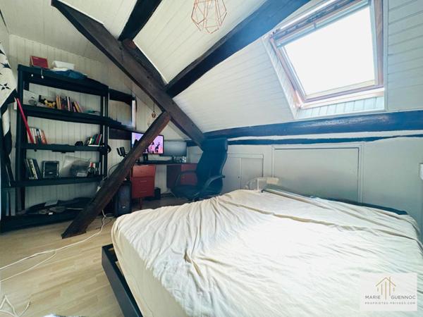 Studio en duplex hyper centre de Nantes vendu avec cave et locataire en place