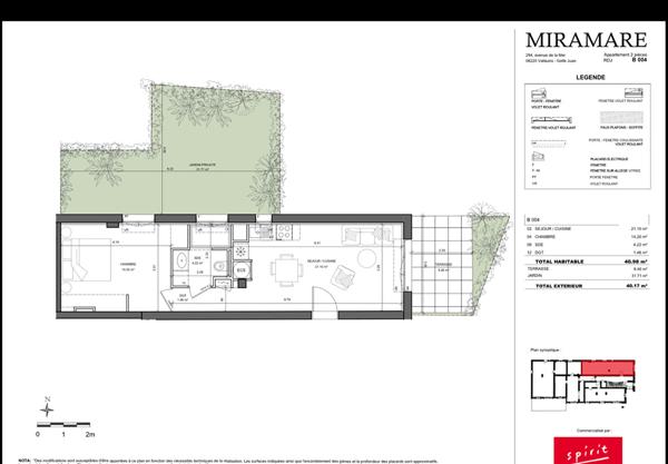 T2 neuf 41m2 avec jardin - Le Golfe Juan