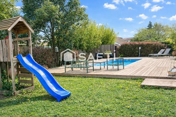 Maison familiale moderne avec piscine