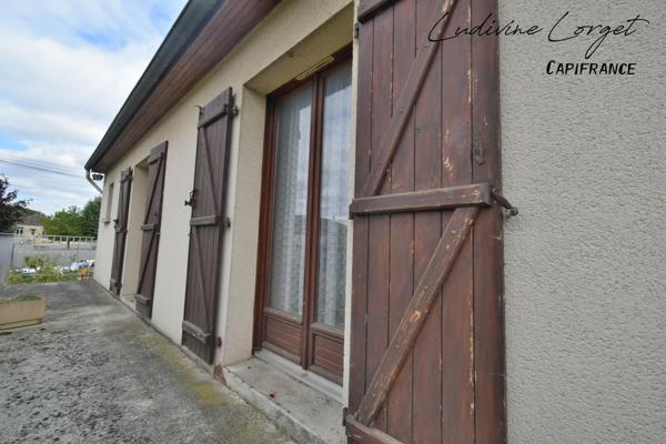 NEUILLY SAINT FRONT (Aisne) MAISON DE PLAIN-PIED A VENDRE – 66 M²  – 1 CHAMBRE – SOUS-SOL TOTAL – GRAND BALCON – TERRAIN DE 1 040 M²