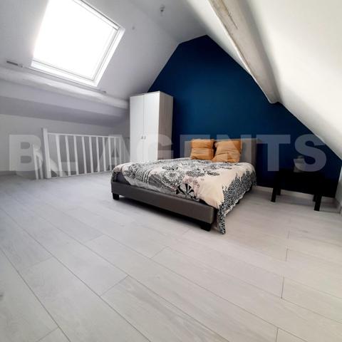 Maison de ville rénovée à Wingles, 3 chambres, jardin, dépendance et cave