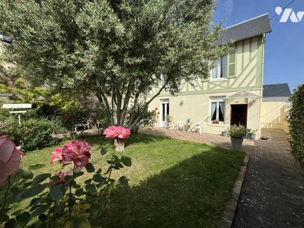 TROUVILLE Au calme Agréable maison, 2 chambres, jardin clos, garage