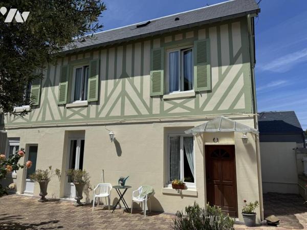 TROUVILLE Au calme Agréable maison, 2 chambres, jardin clos, garage