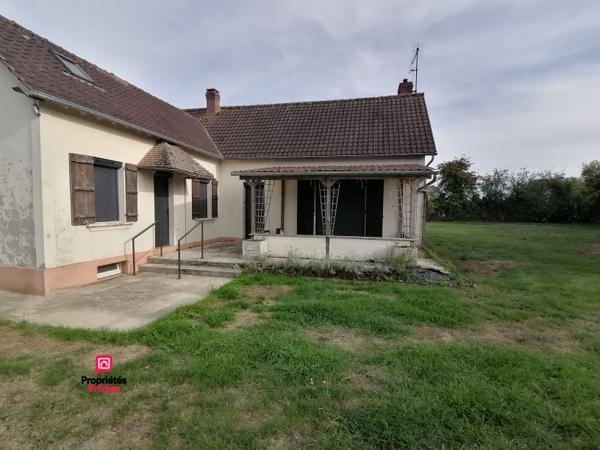 TRUN (61160) maison   5 pièces,  103  m2 environ,  4 chambres, 1 bureau  PRIX  146 000 honoraires 4,29% inclus à la charge de l'acquéreur, soit 140 000 hors honoraires