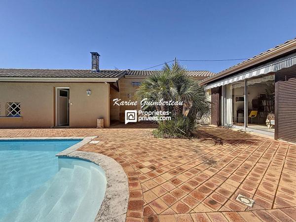 Villa Libourne + piscine + gîte + grand jardin