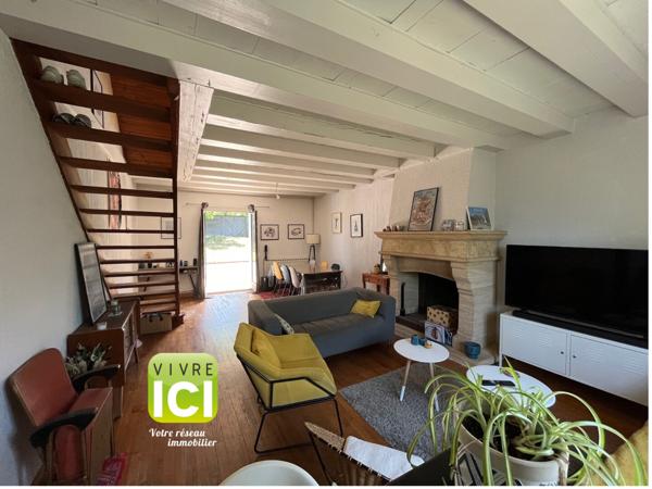 MAISON CENTRE DE CARQUEFOU 3 CHAMBRES ET 1 BUREAU