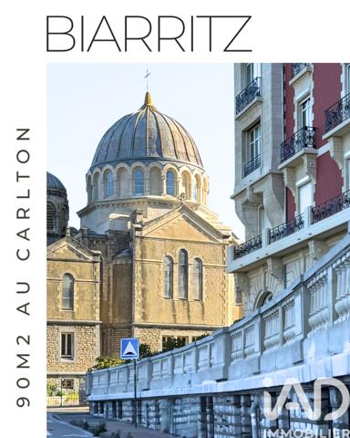 Appartement à vendre 3 pièces 90 m² Biarritz