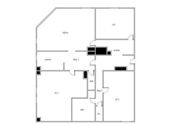 Appartement à vendre  4 pièces - 125,62 m2 MORHANGE - 57