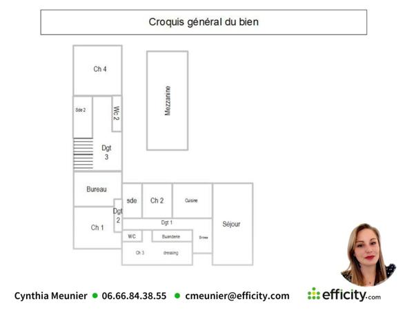 Maison 7 pièces - 157 m² Exclusivité efficity