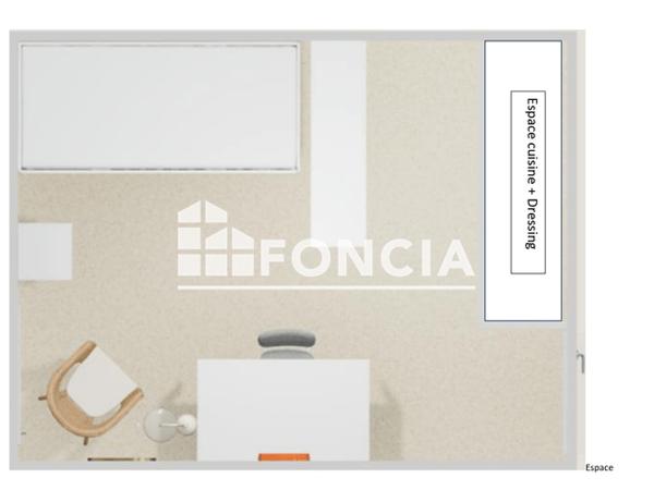Location Studio meublé 17 m² - Rennes 35000