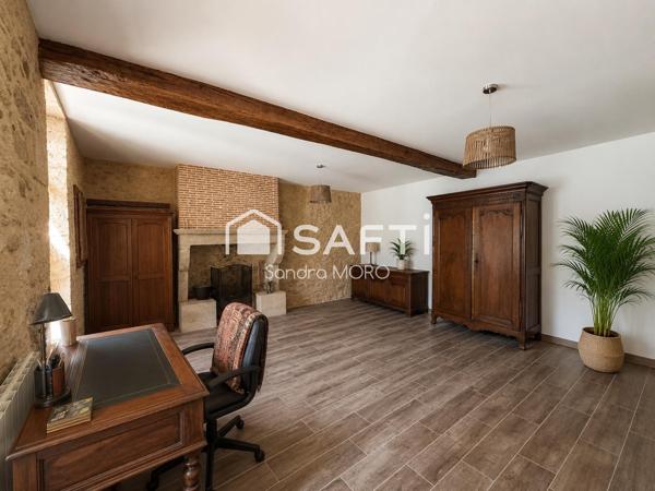 Maison de charme + logement locatif à Caudrot