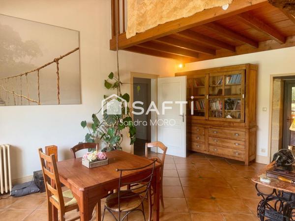 Maison de charme + logement locatif à Caudrot