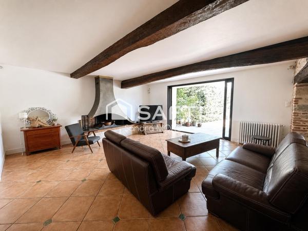Maison de charme + logement locatif à Caudrot