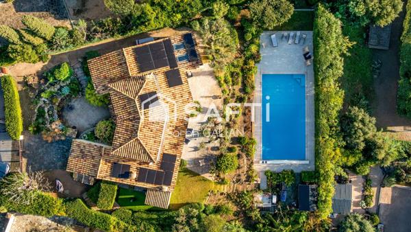 Villa de charme avec vue mer panoramique, plages à pied