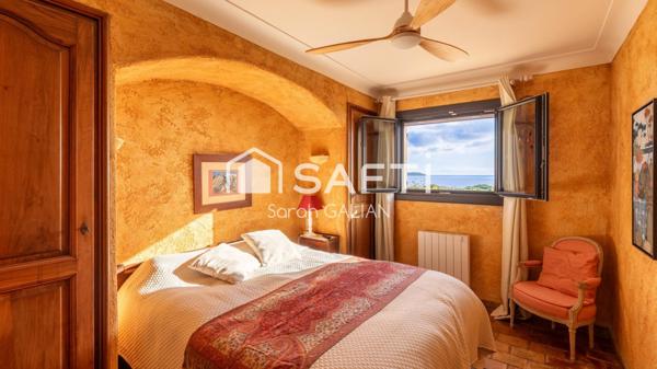 Villa de charme avec vue mer panoramique, plages à pied
