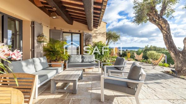 Villa de charme avec vue mer panoramique, plages à pied