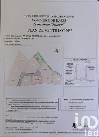 Terrain à vendre 1 000 m² Razès