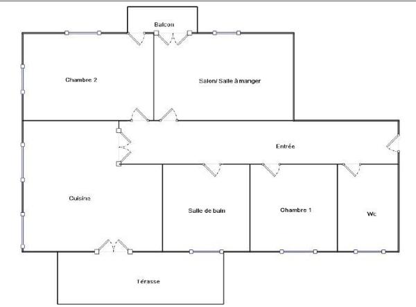 Appartement 3 pièces - 95 m² - avec terrasse-cave-parking