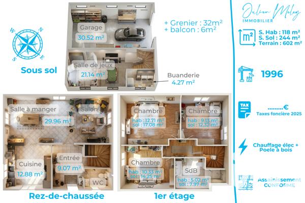 Maison à vendre 6 pièces 118 m² Audincourt