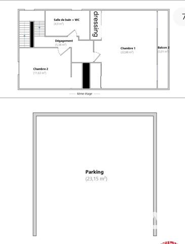 Appartement à vendre 4 pièces 104 m² Roissy-en-Brie