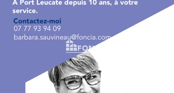 À vendre Appartement 3 pièces 41 m² - Leucate 11370