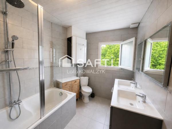 Maison au calme – vue étang – 3 chambres – garage – écoles à pied