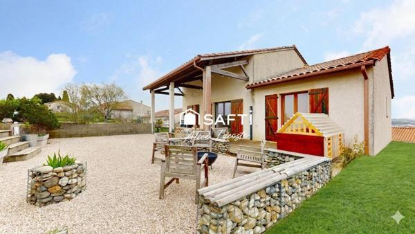Maison avec vue sur les Pyrénées à Saint-Ybars