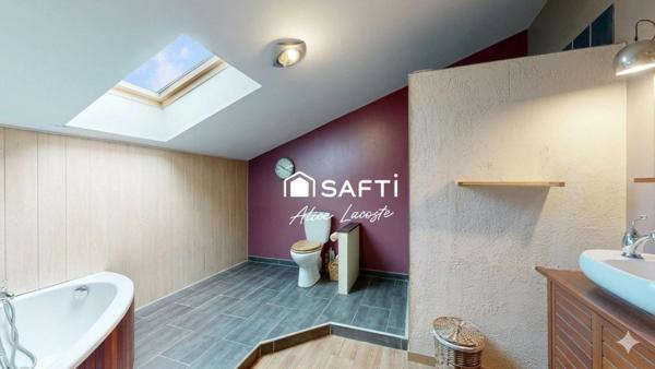 Maison avec vue sur les Pyrénées à Saint-Ybars