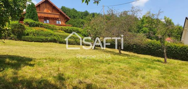 Beau terrain à la vue panoramique, petit prix !