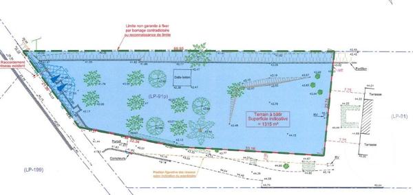 Terrain à vendre  1315 m2 BEZIERS - 34