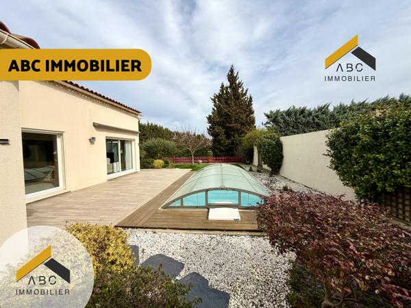 Orange (84100) Maison avec piscine, double garage et jardin à Orange avec ABC Immobillier