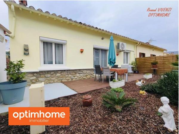 Maison de plain-pied sur 3 faces avec garage à Prades