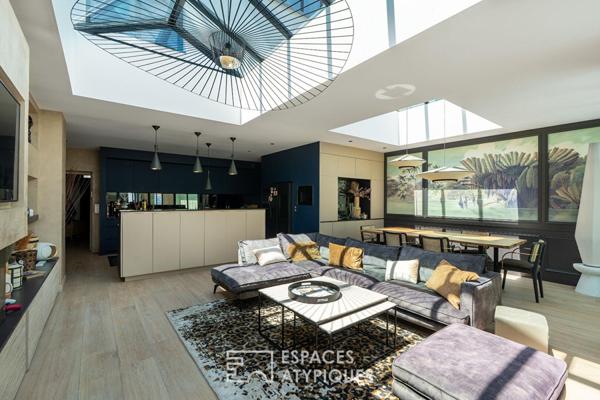 Maison de caractère avec piscine et jardin paysager à Monselet