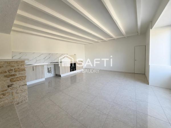Appartement rénové de 94 m² – Charme de l'ancien et confort moderne, proche toutes commodités