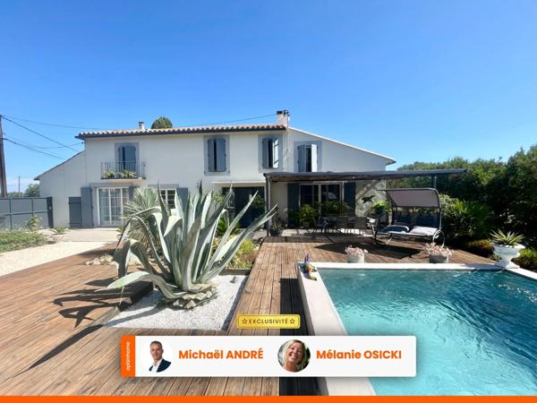 Coup de cœur en Camargue – Mas individuel rénové avec jardin paysager & piscine sans vis-à-vis