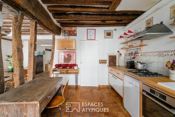 Esprit Loft au coeur de l’Odéon à deux pas du jardin du Luxembourg